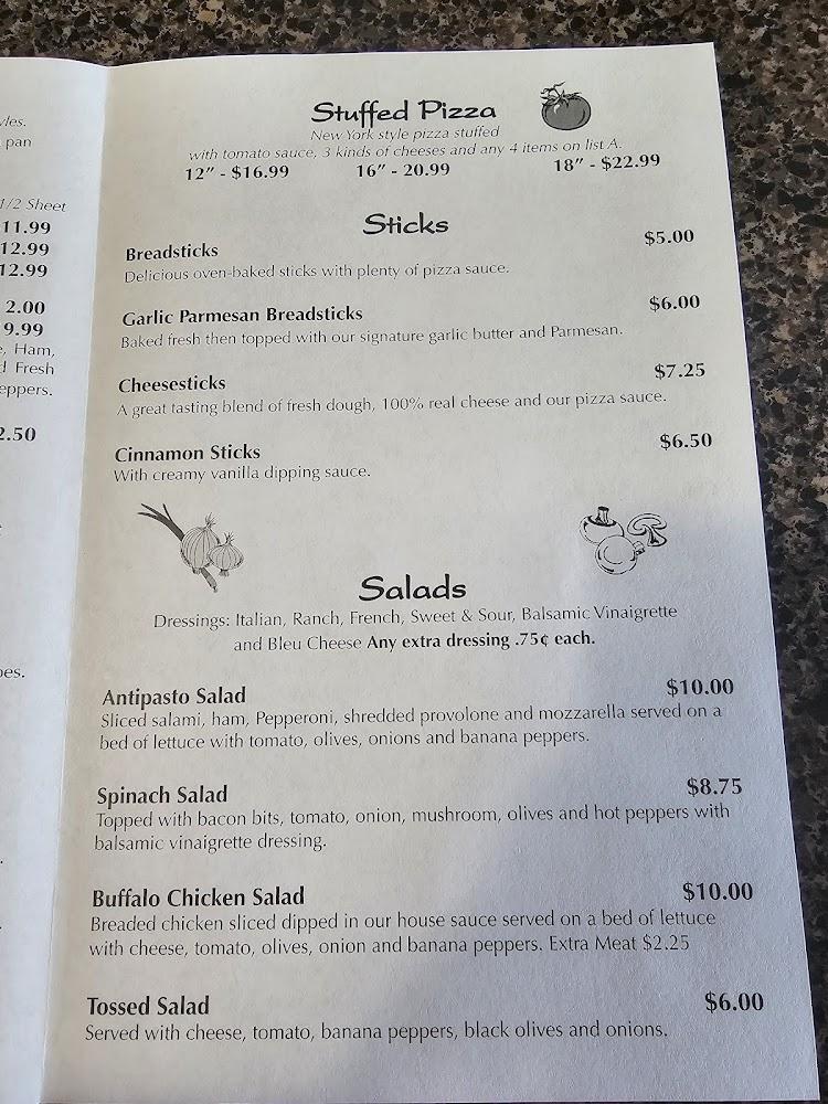 Stone Age Pizza Menu image 3